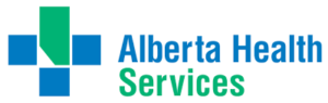 A logo for Alberta Health Services, an Armour Equipment client.